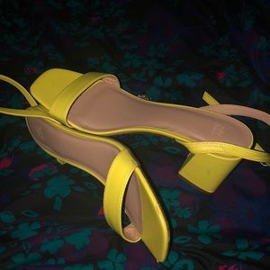 Yellow heels
